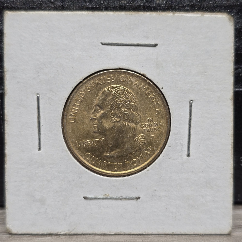 MASSACHUSETTS STATE QUARTER GOLD LAYERED-2000P
